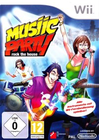 Musiic Party: Rock the House PAL Wii  box art